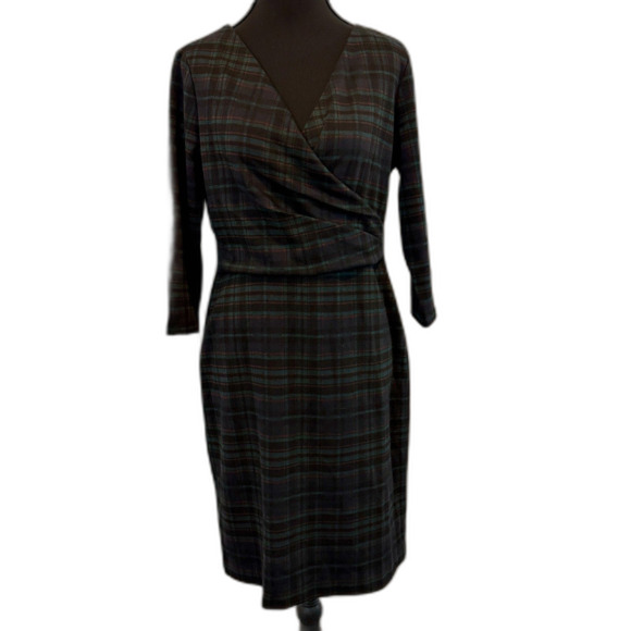 Ann Taylor Petite Flannel Sheath Dress - Size 6P - Fall Winter NWT - Picture 1 of 8